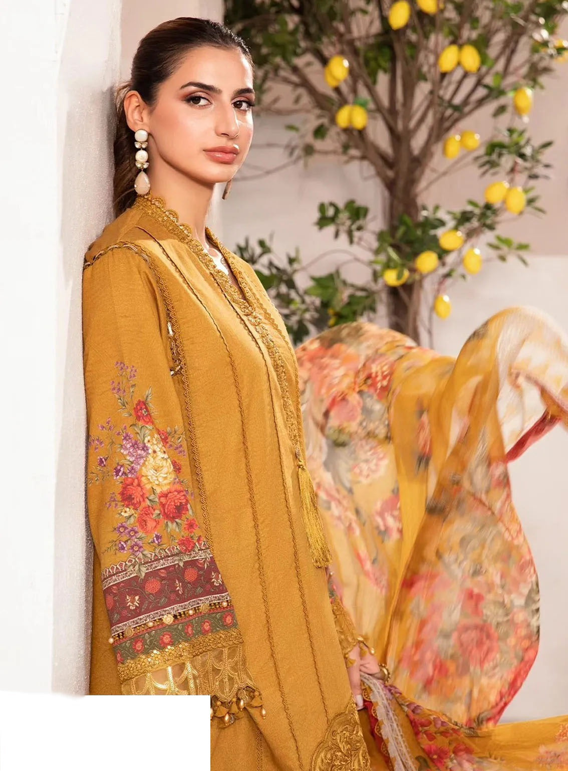 M Prints By Maria B Eid Embroidered Lawn 3 Piece Unstitched Suit MB24E2 2A M Prints By Maria B Eid Embroidered Lawn 3 Piece Unstitched Suit MB24E2 2A
