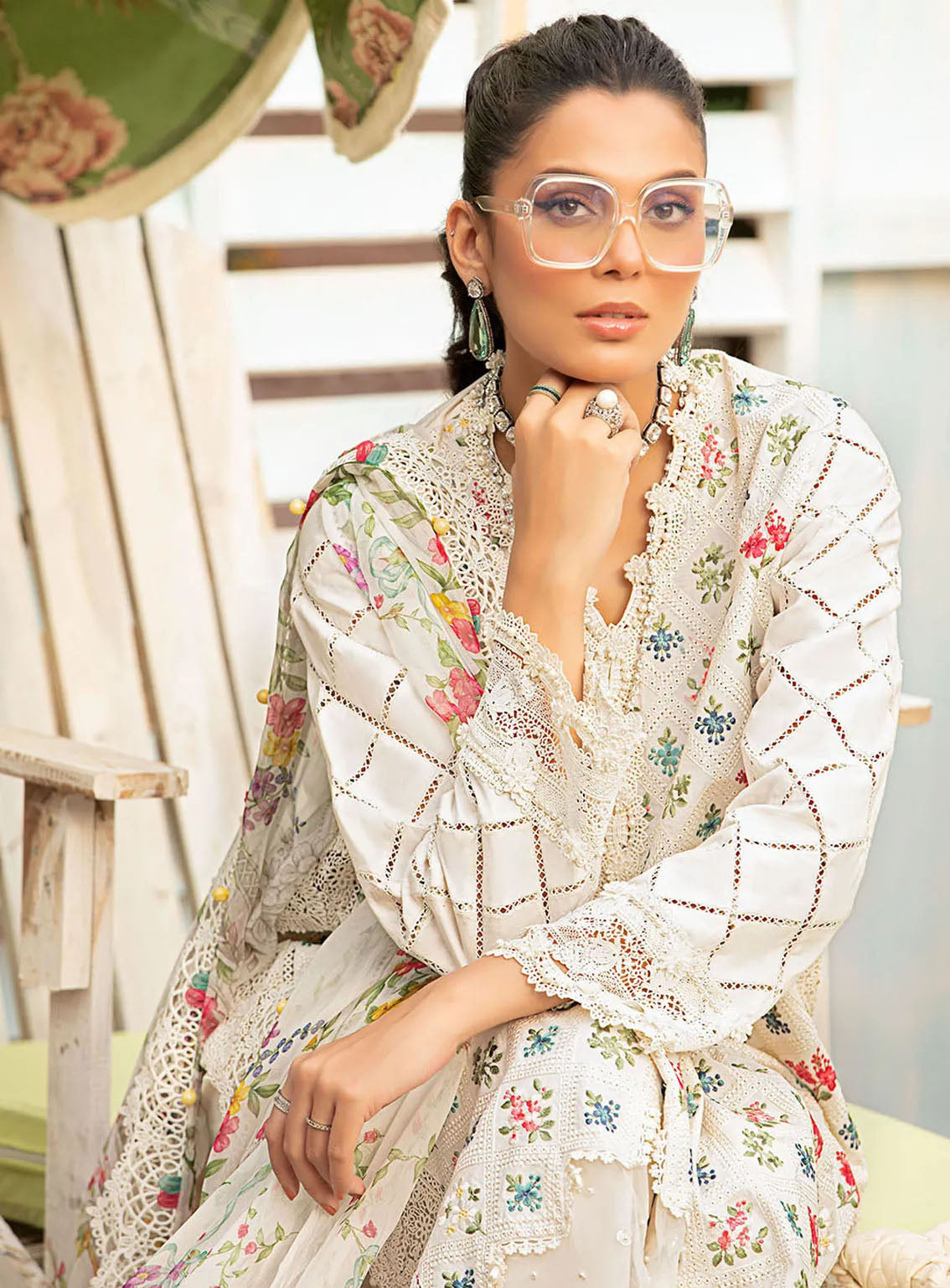 M Prints By Maria B Eid Embroidered Lawn 3 Piece Unstitched Suit MB24E2 3A M Prints By Maria B Eid Embroidered Lawn 3 Piece Unstitched Suit MB24E2 3A