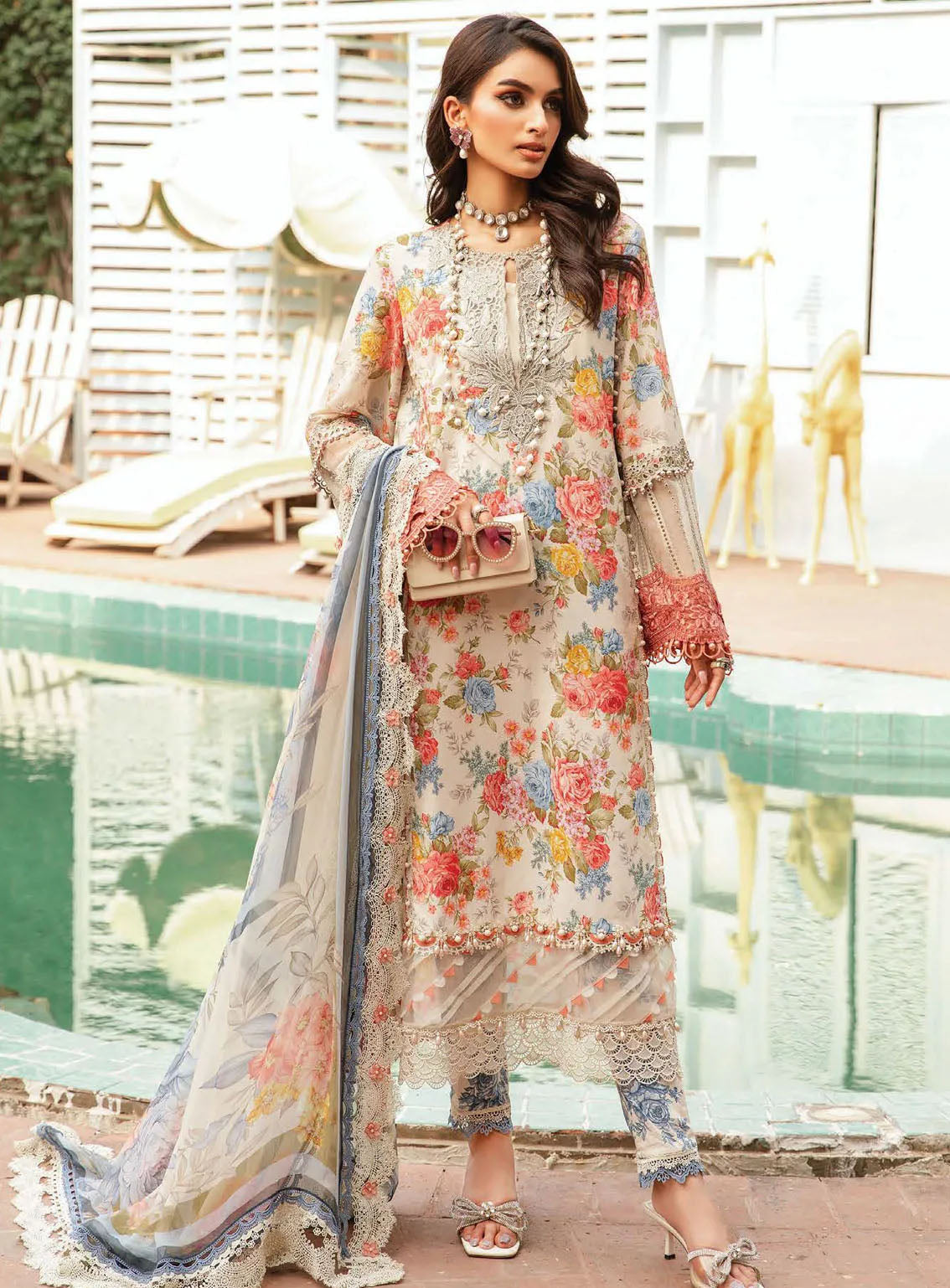 M Prints By Maria B Eid Embroidered Lawn 3 Piece Unstitched Suit MB24E2 4A M Prints By Maria B Eid Embroidered Lawn 3 Piece Unstitched Suit MB24E2 4A