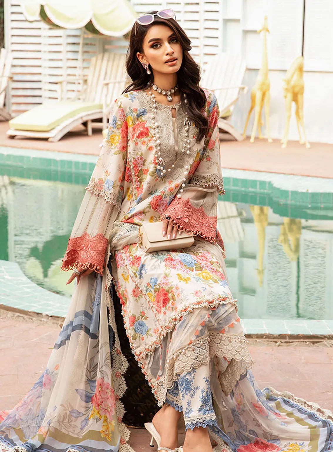 M Prints By Maria B Eid Embroidered Lawn 3 Piece Unstitched Suit MB24E2 4A M Prints By Maria B Eid Embroidered Lawn 3 Piece Unstitched Suit MB24E2 4A
