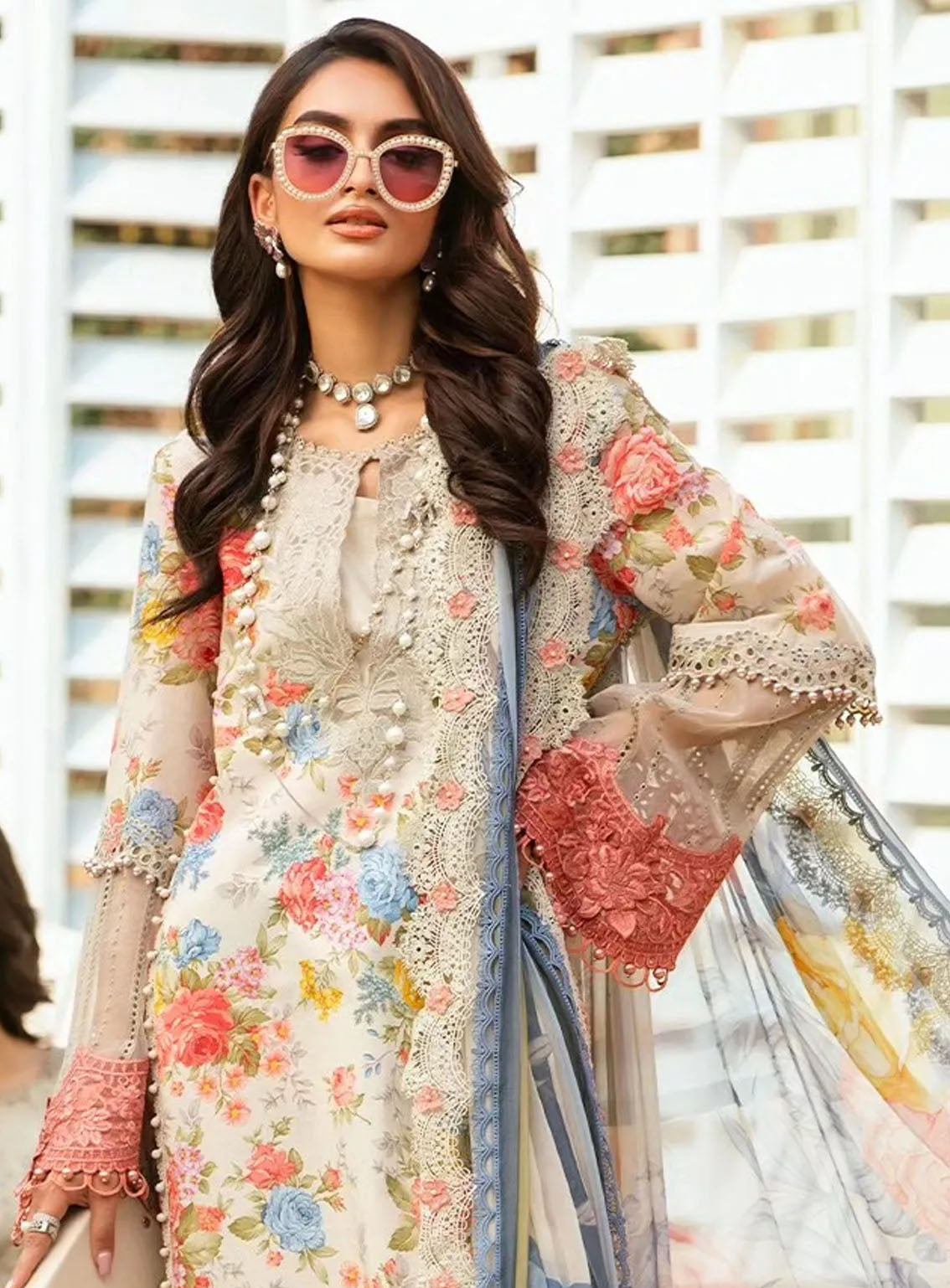M Prints By Maria B Eid Embroidered Lawn 3 Piece Unstitched Suit MB24E2 4A M Prints By Maria B Eid Embroidered Lawn 3 Piece Unstitched Suit MB24E2 4A