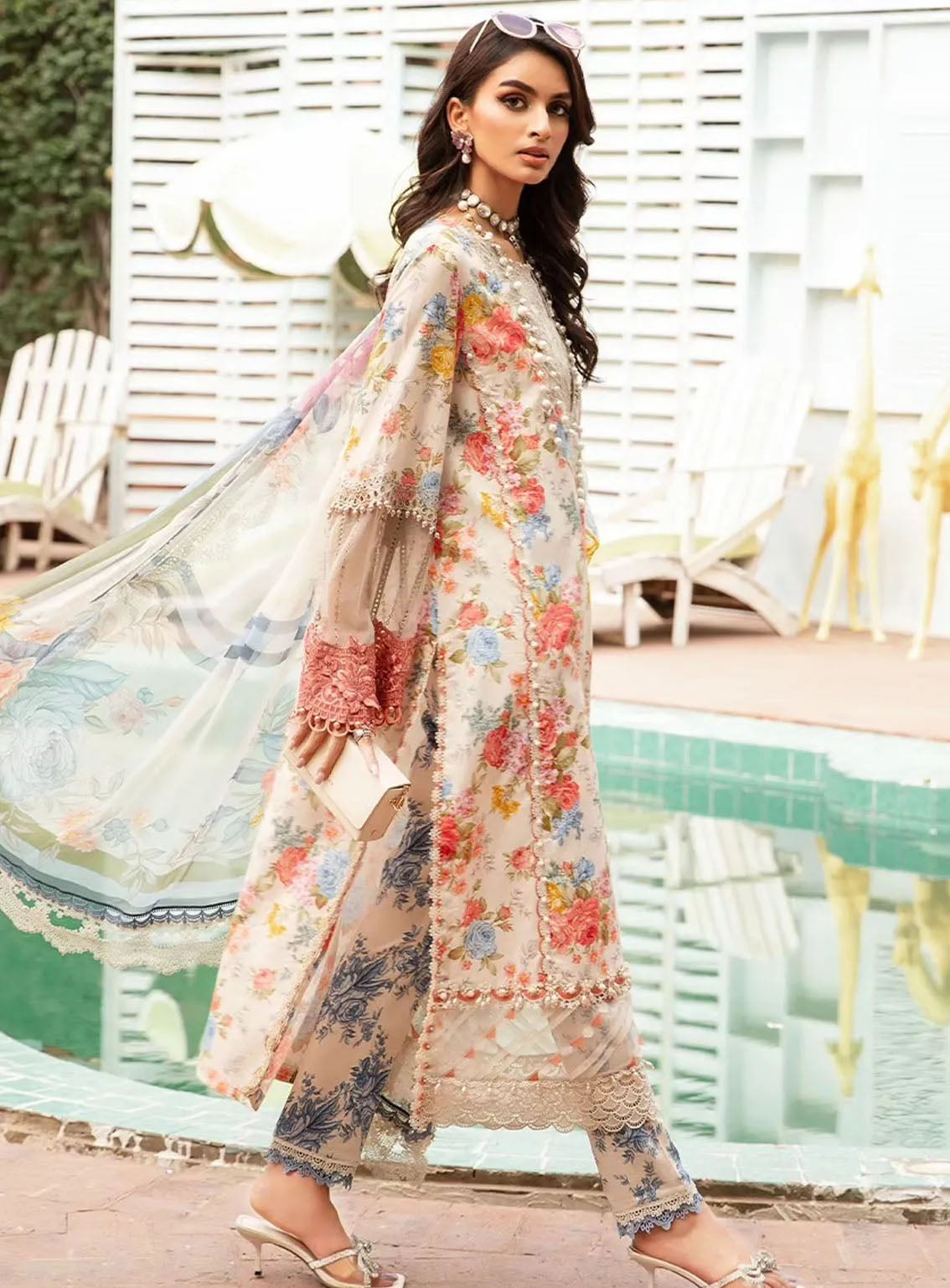M Prints By Maria B Eid Embroidered Lawn 3 Piece Unstitched Suit MB24E2 4A M Prints By Maria B Eid Embroidered Lawn 3 Piece Unstitched Suit MB24E2 4A