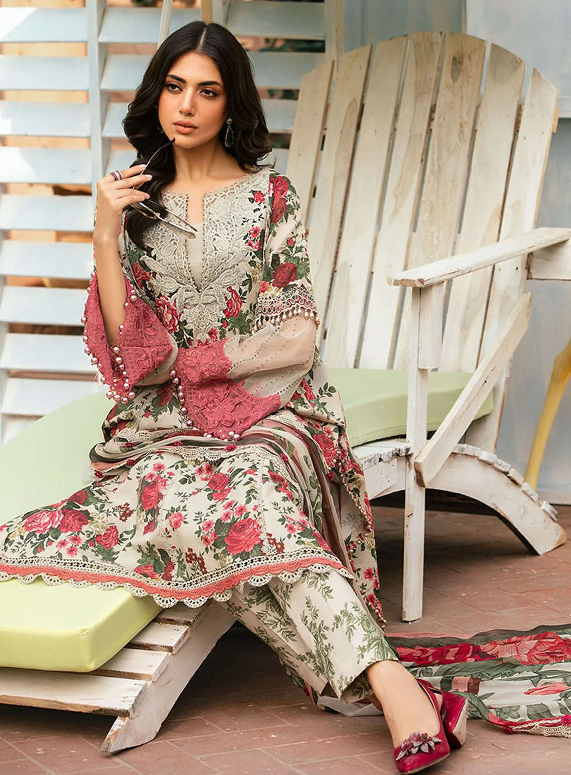 M Prints By Maria B Eid Embroidered Lawn 3 Piece Unstitched Suit MB24E2 4B M Prints By Maria B Eid Embroidered Lawn 3 Piece Unstitched Suit MB24E2 4B
