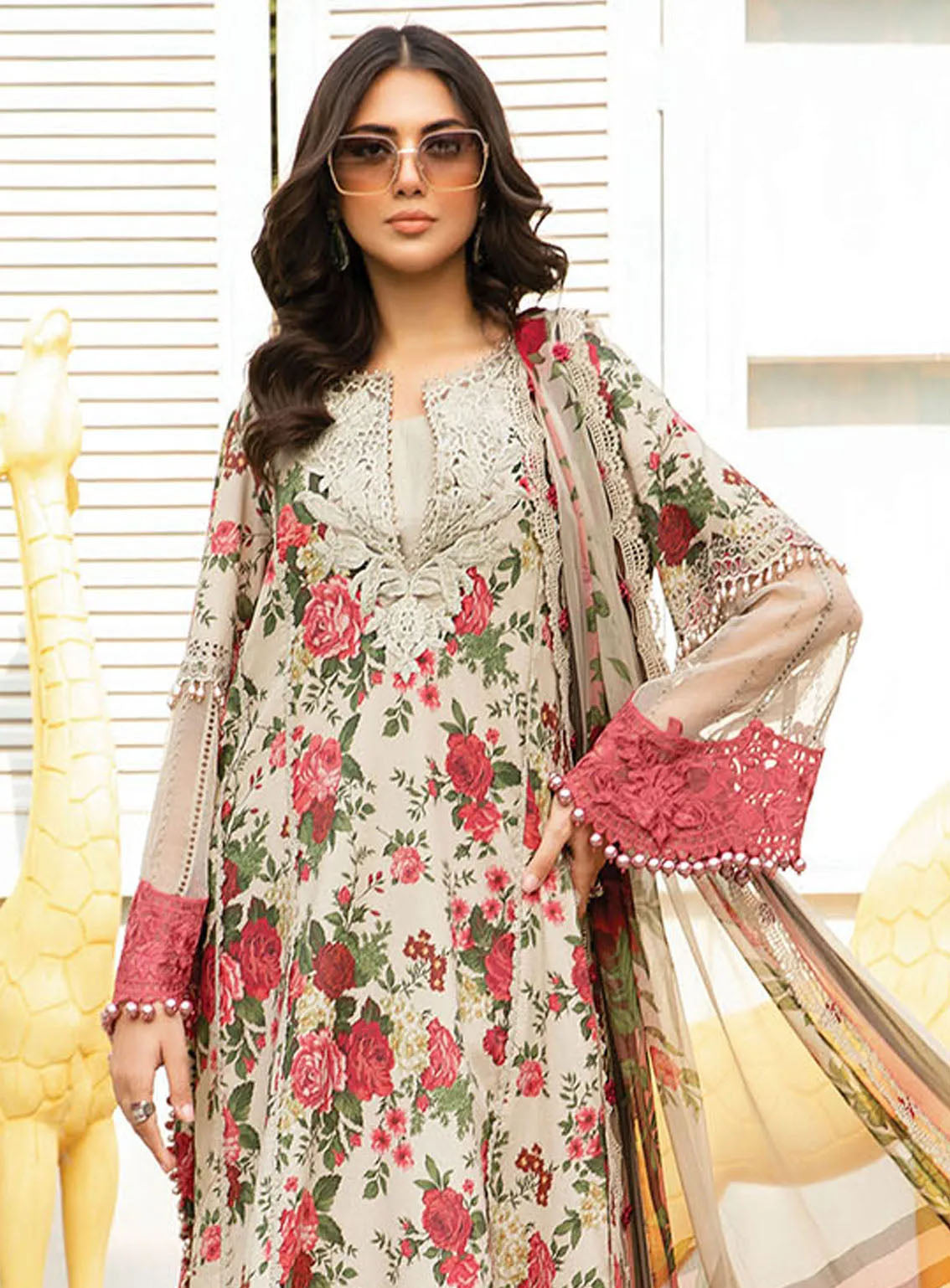 M Prints By Maria B Eid Embroidered Lawn 3 Piece Unstitched Suit MB24E2 4B M Prints By Maria B Eid Embroidered Lawn 3 Piece Unstitched Suit MB24E2 4B