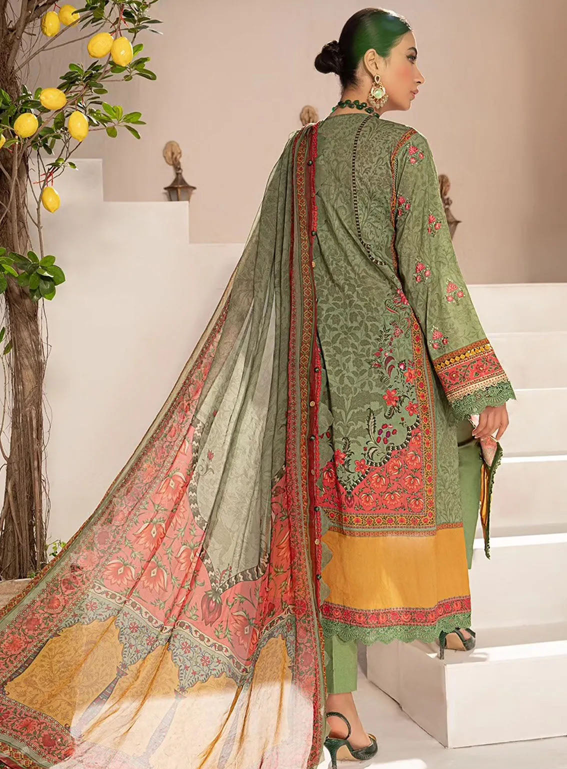 M Prints By Maria B Eid Embroidered Lawn 3 Piece Unstitched Suit MB24E2 6A M Prints By Maria B Eid Embroidered Lawn 3 Piece Unstitched Suit MB24E2 6A