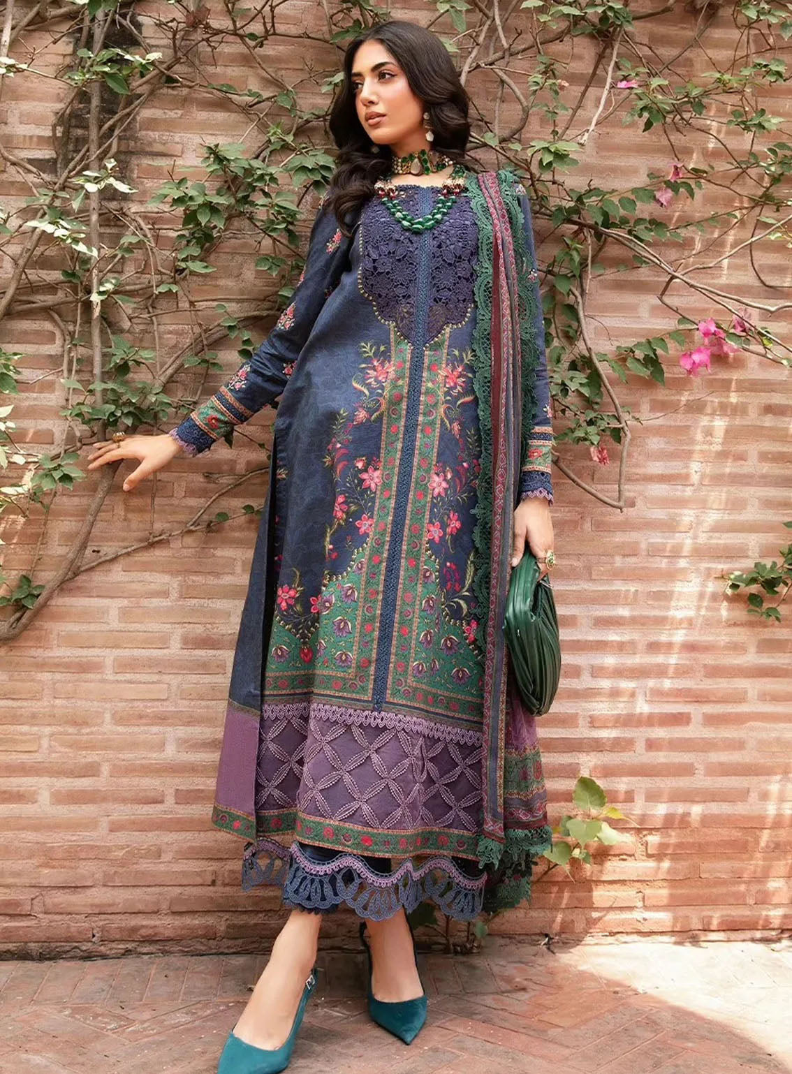 M Prints By Maria B Eid Embroidered Lawn 3 Piece Unstitched Suit MB24E2 6B M Prints By Maria B Eid Embroidered Lawn 3 Piece Unstitched Suit MB24E2 6B