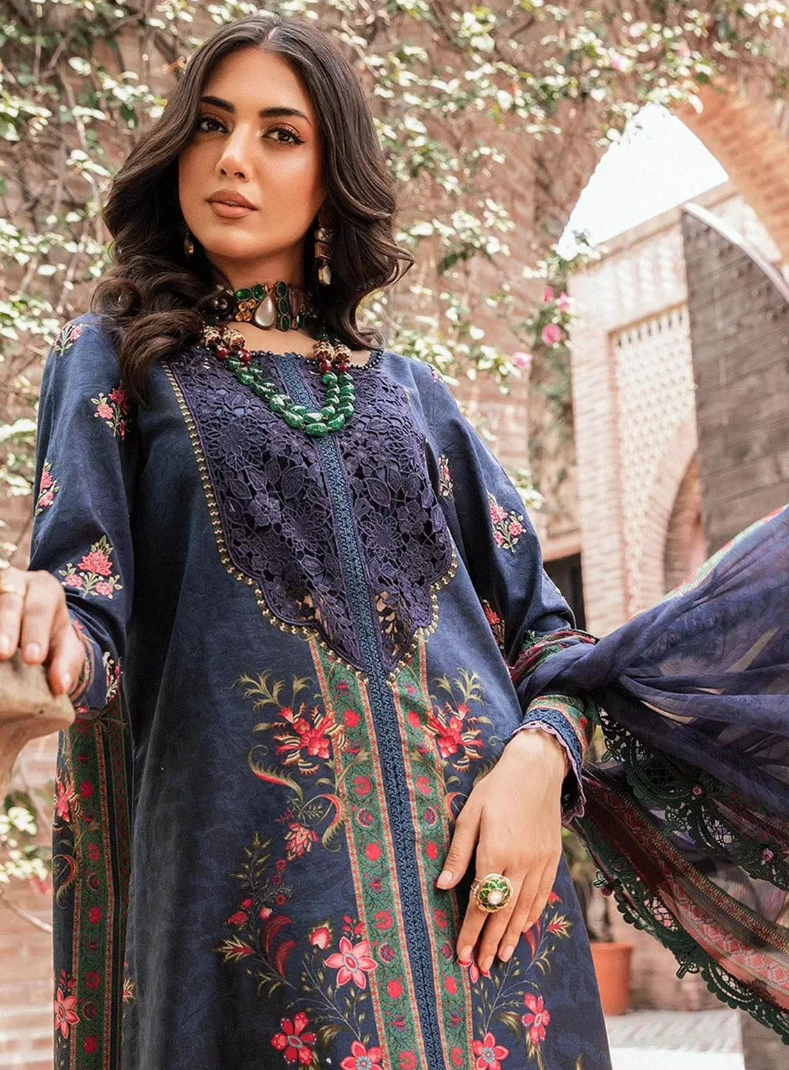 M Prints By Maria B Eid Embroidered Lawn 3 Piece Unstitched Suit MB24E2 6B M Prints By Maria B Eid Embroidered Lawn 3 Piece Unstitched Suit MB24E2 6B
