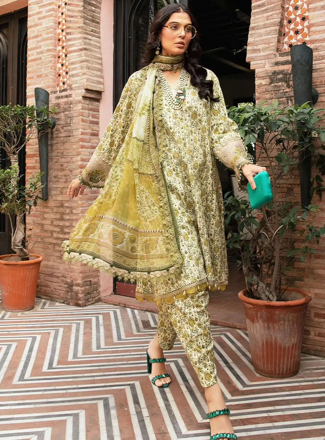M Prints By Maria B Eid Embroidered Lawn 3 Piece Unstitched Suit MB24E2 7A M Prints By Maria B Eid Embroidered Lawn 3 Piece Unstitched Suit MB24E2 7A