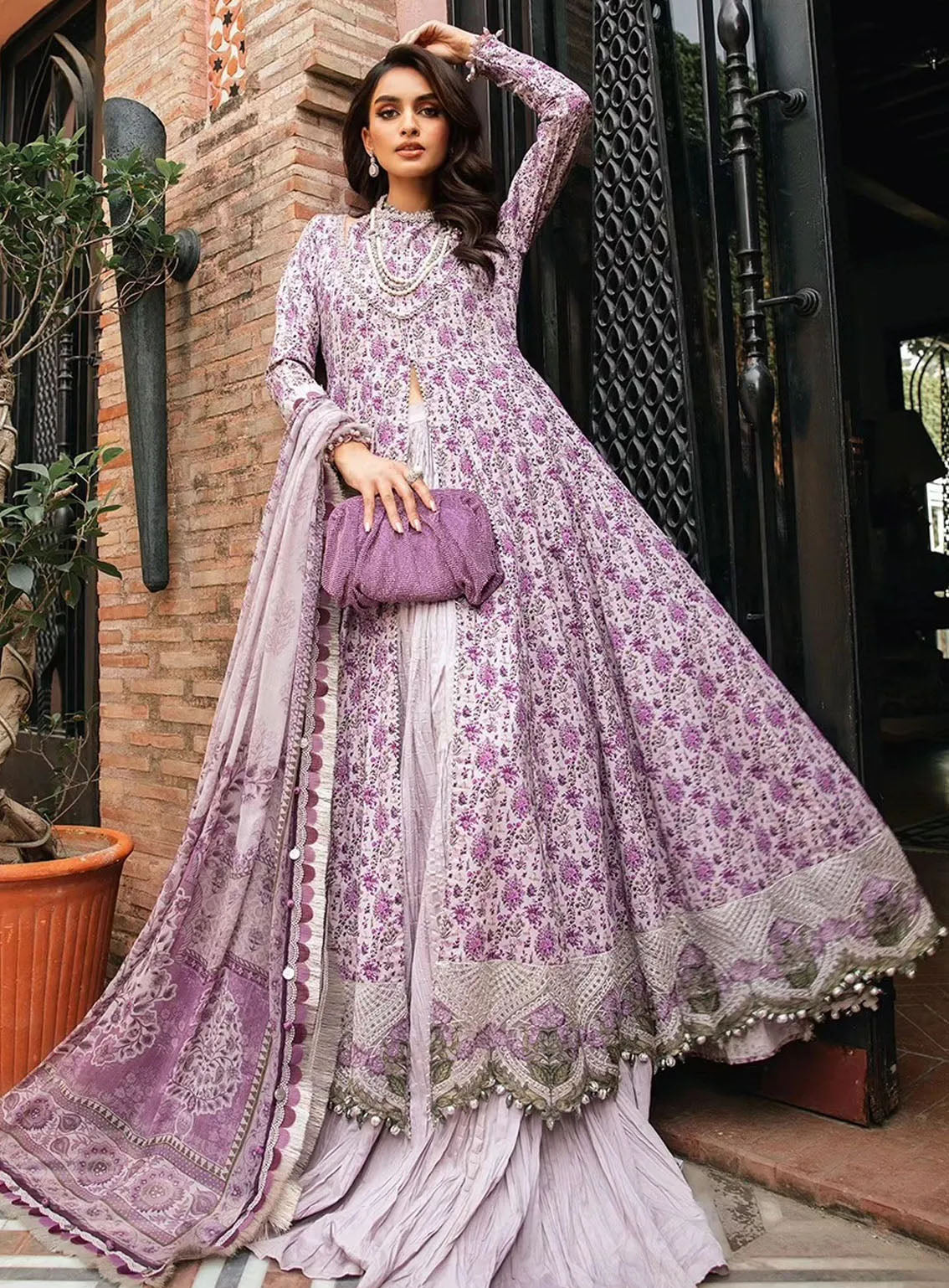 M Prints By Maria B Eid Embroidered Lawn 3 Piece Unstitched Suit MB24E2 7B M Prints By Maria B Eid Embroidered Lawn 3 Piece Unstitched Suit MB24E2 7B
