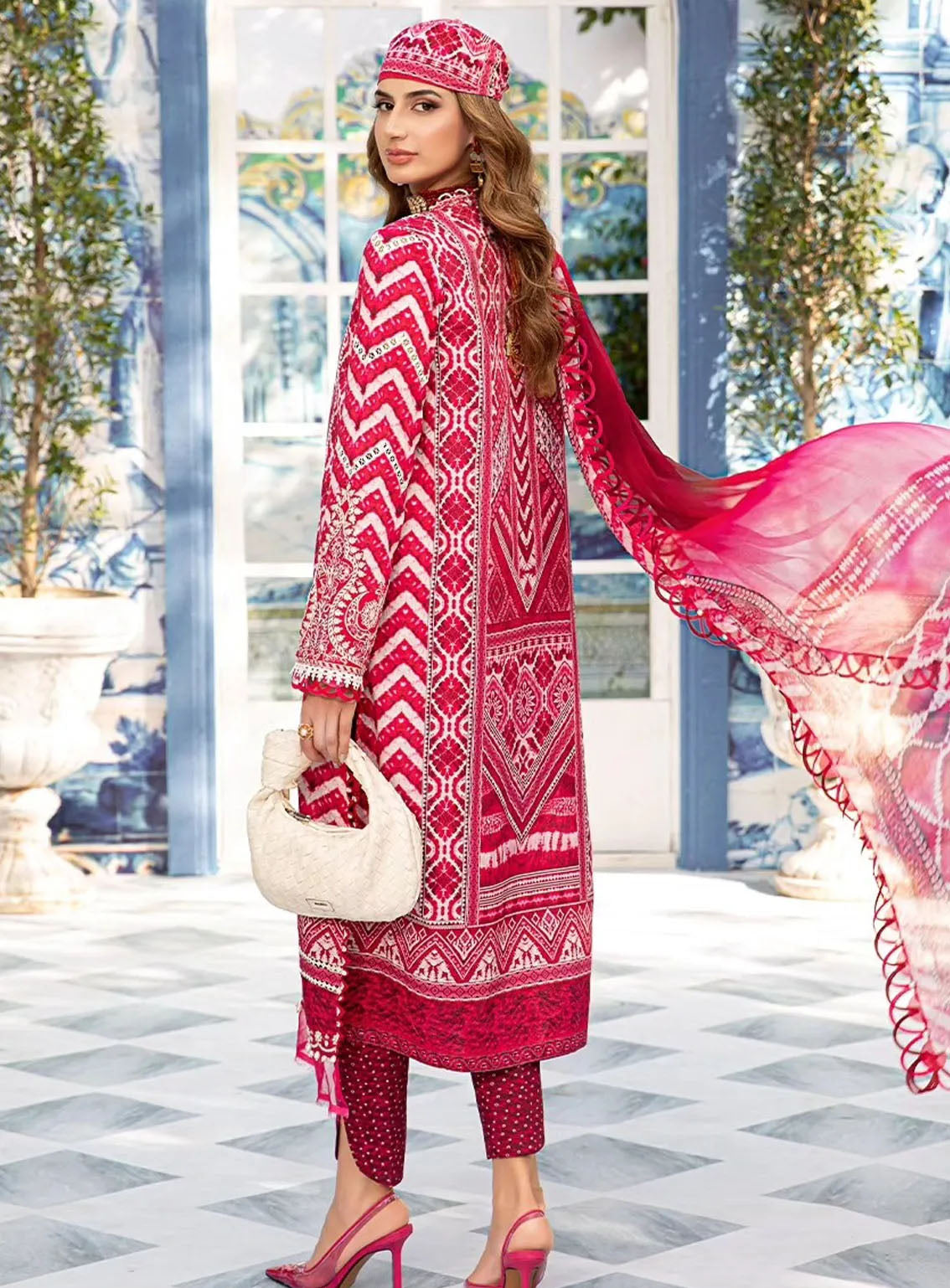 M Prints By Maria B Eid Embroidered Lawn 3 Piece Unstitched Suit MB24E2 8A M Prints By Maria B Eid Embroidered Lawn 3 Piece Unstitched Suit MB24E2 8A