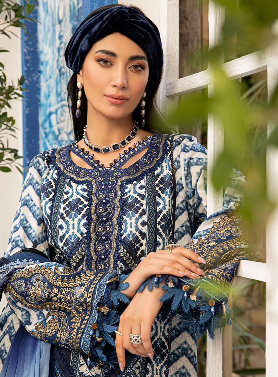 M Prints By Maria B Eid Embroidered Lawn 3 Piece Unstitched Suit MB24E2 8B M Prints By Maria B Eid Embroidered Lawn 3 Piece Unstitched Suit MB24E2 8B