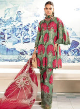 M Prints By Maria B Eid Embroidered Lawn 3 Piece Unstitched Suit MB24E2 9A