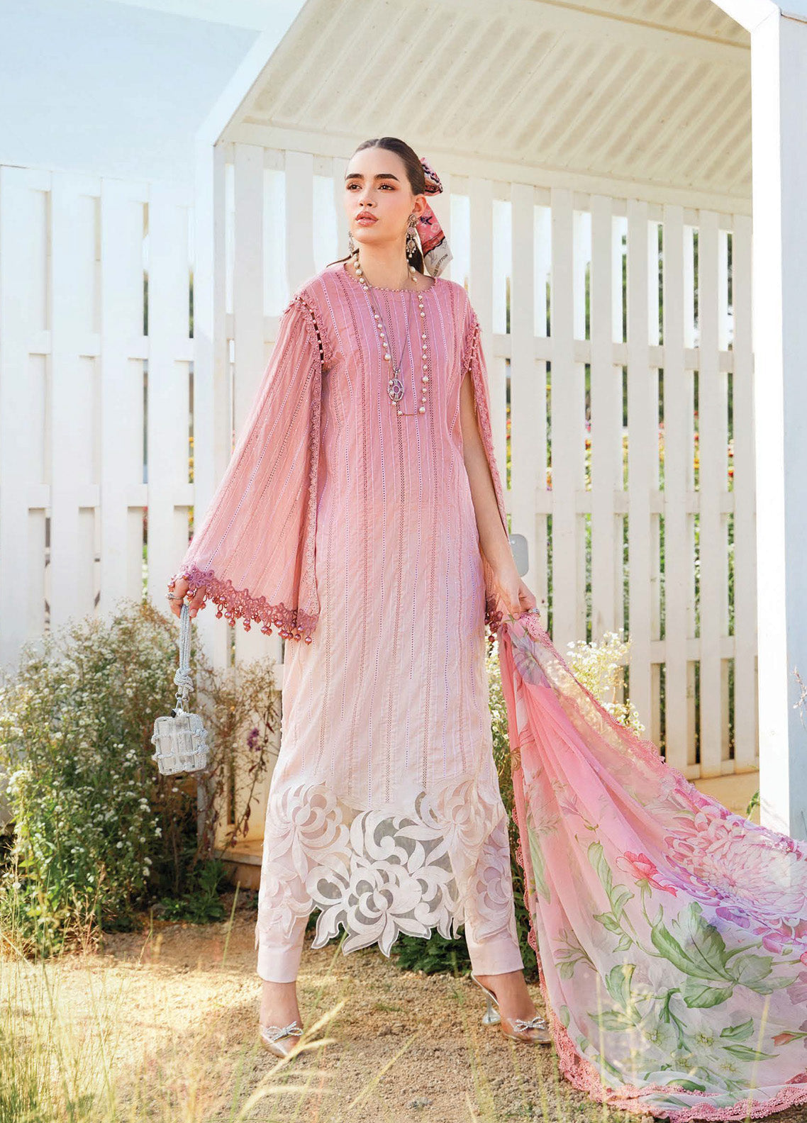 M.Prints By Maria B Embroidered Lawn 3 Piece Unstitched Suit MB25S MPT-2506-A M.Prints By Maria B Embroidered Lawn 3 Piece Unstitched Suit MB25S MPT-2506-A