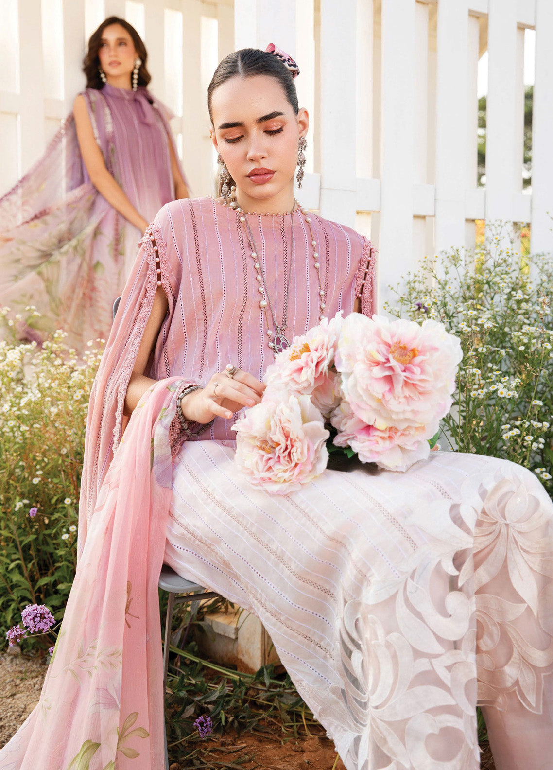 M.Prints By Maria B Embroidered Lawn 3 Piece Unstitched Suit MB25S MPT-2506-A M.Prints By Maria B Embroidered Lawn 3 Piece Unstitched Suit MB25S MPT-2506-A