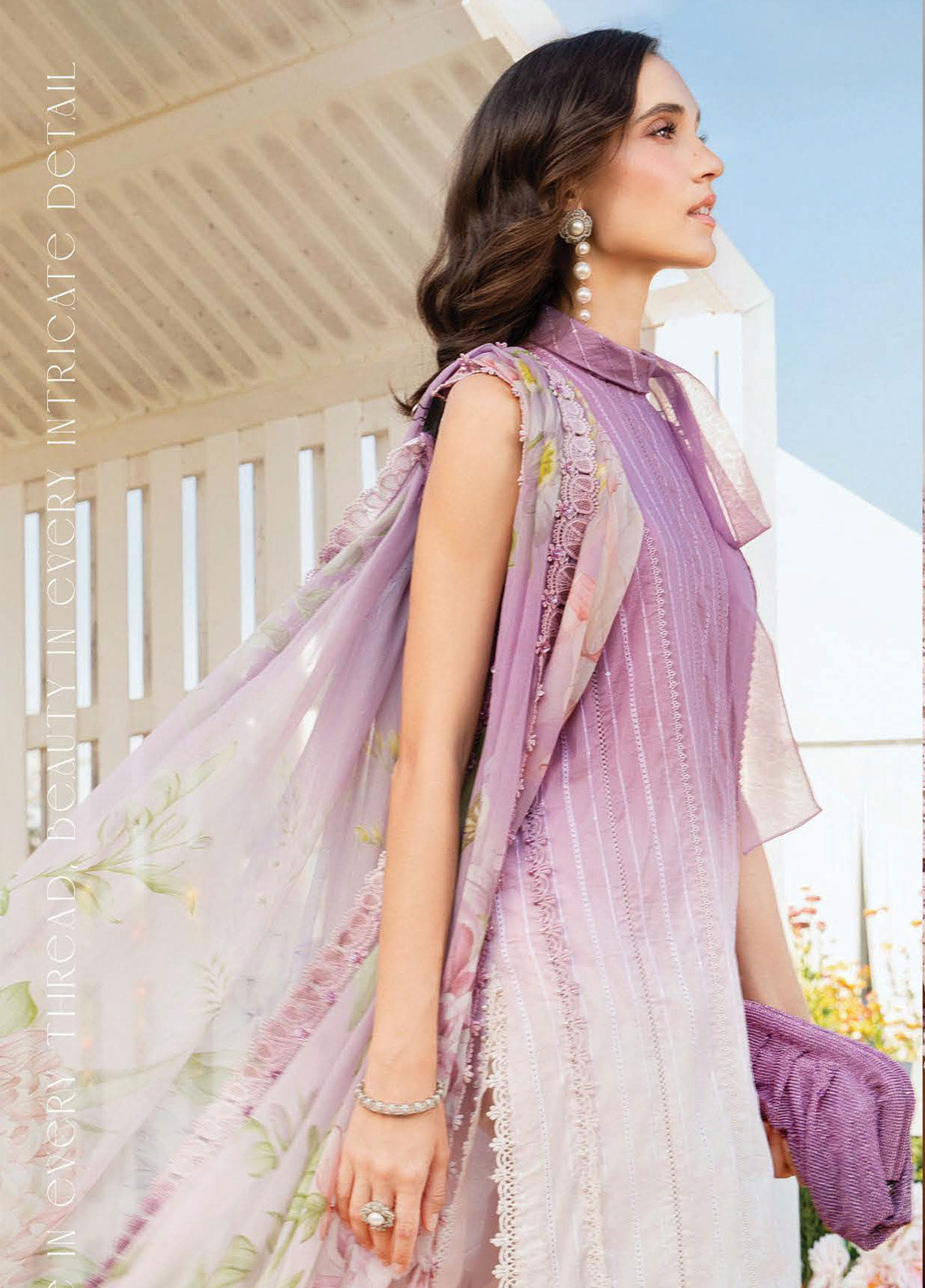 M.Prints By Maria B Embroidered Lawn 3 Piece Unstitched Suit MB25S MPT-2506-B M.Prints By Maria B Embroidered Lawn 3 Piece Unstitched Suit MB25S MPT-2506-B