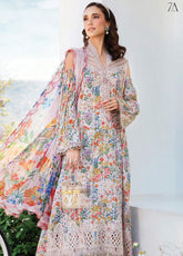 M.Prints By Maria B Embroidered Lawn 3 Piece Unstitched Suit MB25S MPT-2507-A