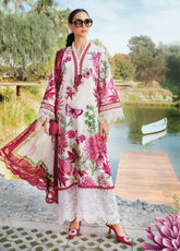 M.Prints By Maria B Embroidered Lawn 3 Piece Unstitched Suit MB25S MPT-2510-A