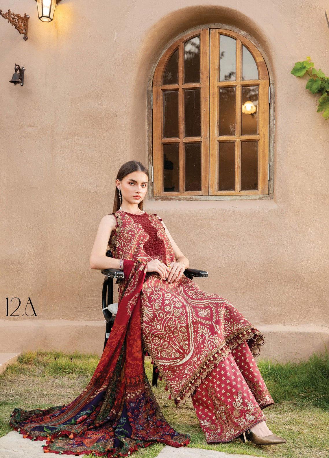 M.Prints By Maria B Embroidered Lawn 3 Piece Unstitched Suit MB25S MPT-2512-A M.Prints By Maria B Embroidered Lawn 3 Piece Unstitched Suit MB25S MPT-2512-A