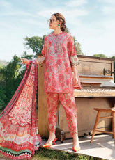 M.Prints By Maria B Embroidered Lawn 3 Piece Unstitched Suit MB25S MPT-2513-A