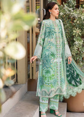 M.Prints By Maria B Embroidered Lawn 3 Piece Unstitched Suit MB25S MPT-2514-A
