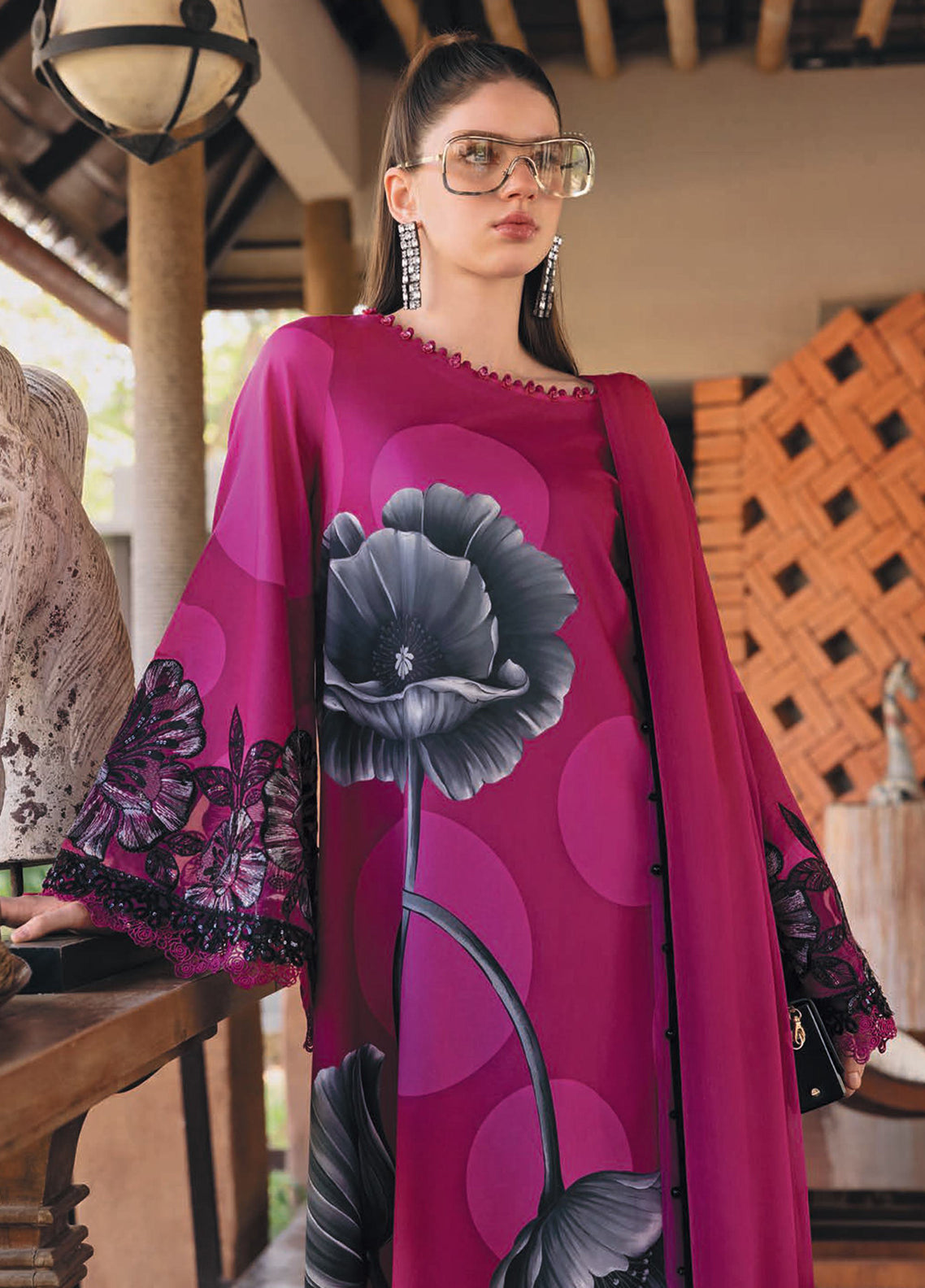 M.Prints By Maria B Embroidered Lawn 3 Piece Unstitched Suit MB26MPSS D-MPT-2913B M.Prints By Maria B Embroidered Lawn 3 Piece Unstitched Suit MB26MPSS D-MPT-2913B