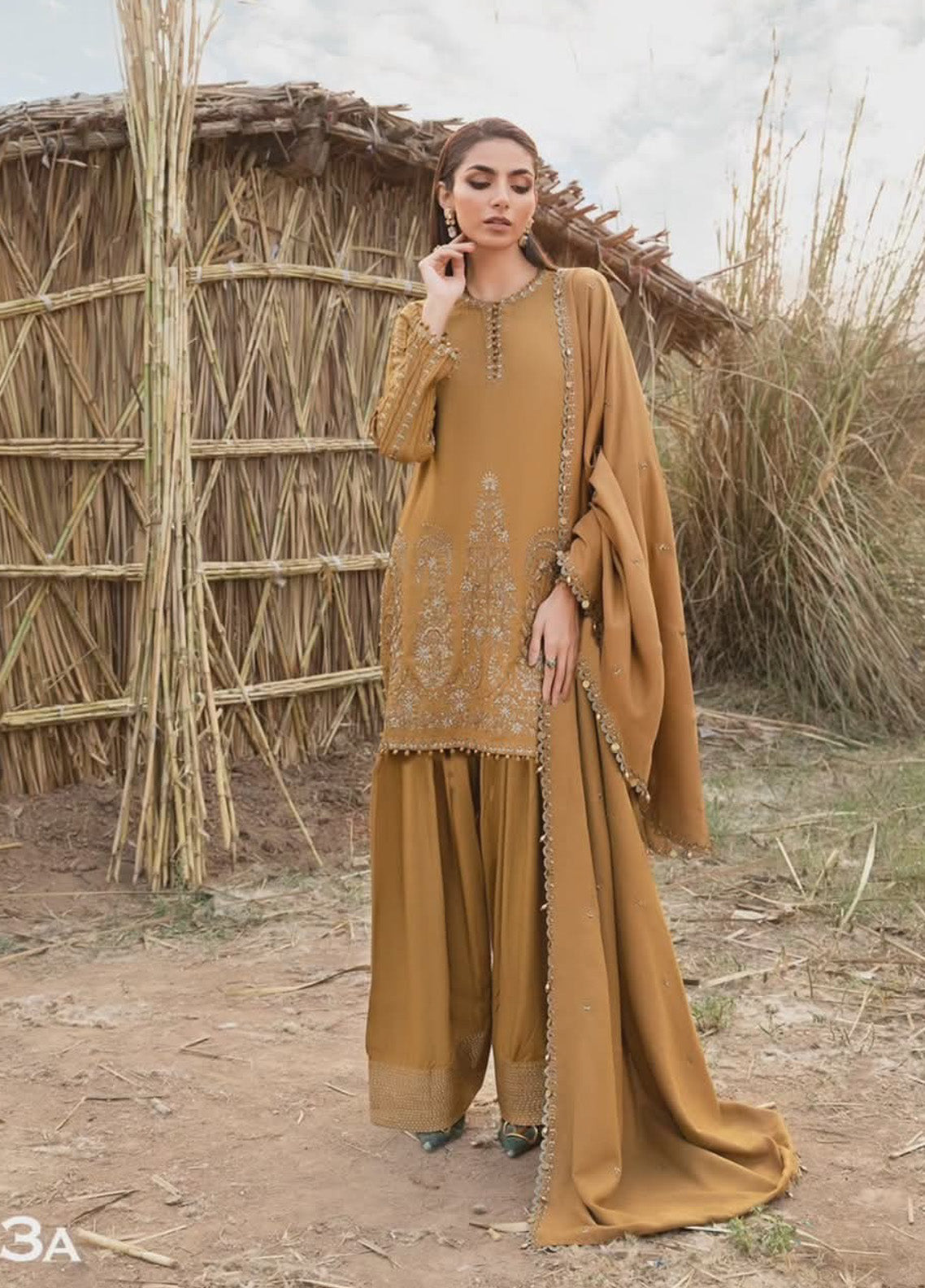 M.Prints By Maria B Embroidered Linen 3 Piece Unstitched Suit MB24WE MPT-2403-A M.Prints By Maria B Embroidered Linen 3 Piece Unstitched Suit MB24WE MPT-2403-A