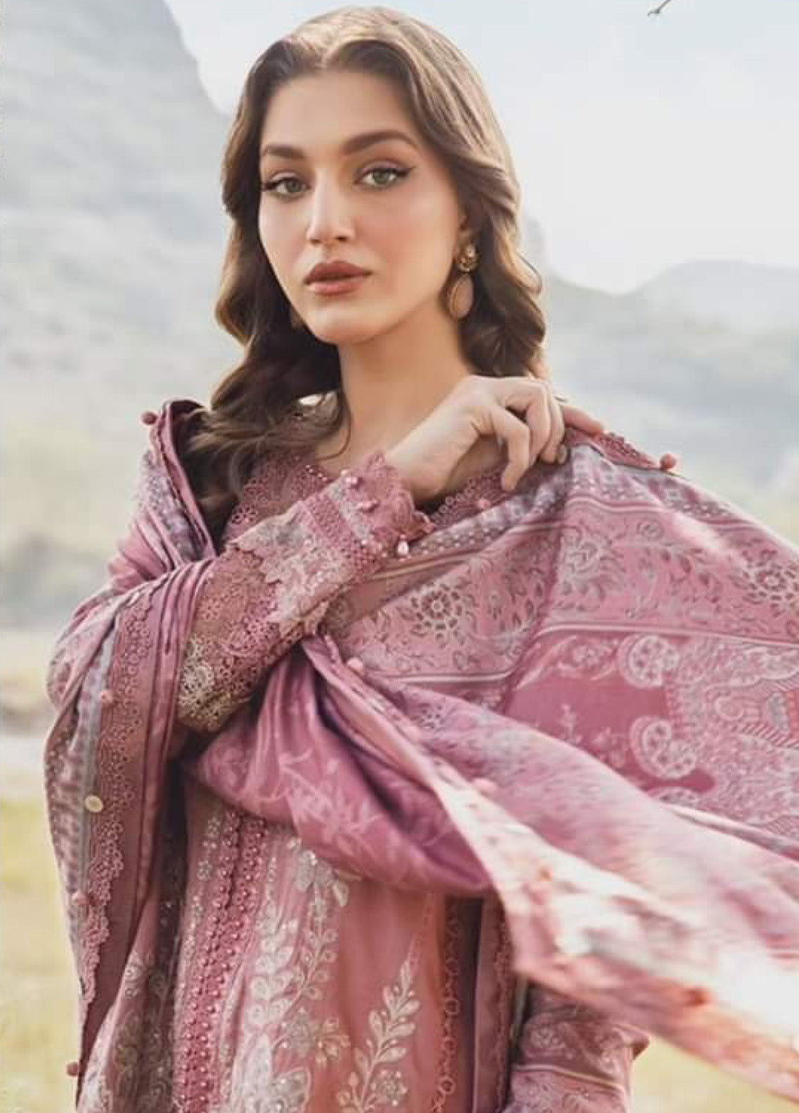 M.Prints By Maria B Embroidered Linen 3 Piece Unstitched Suit MB24WE MPT-2404-A M.Prints By Maria B Embroidered Linen 3 Piece Unstitched Suit MB24WE MPT-2404-A