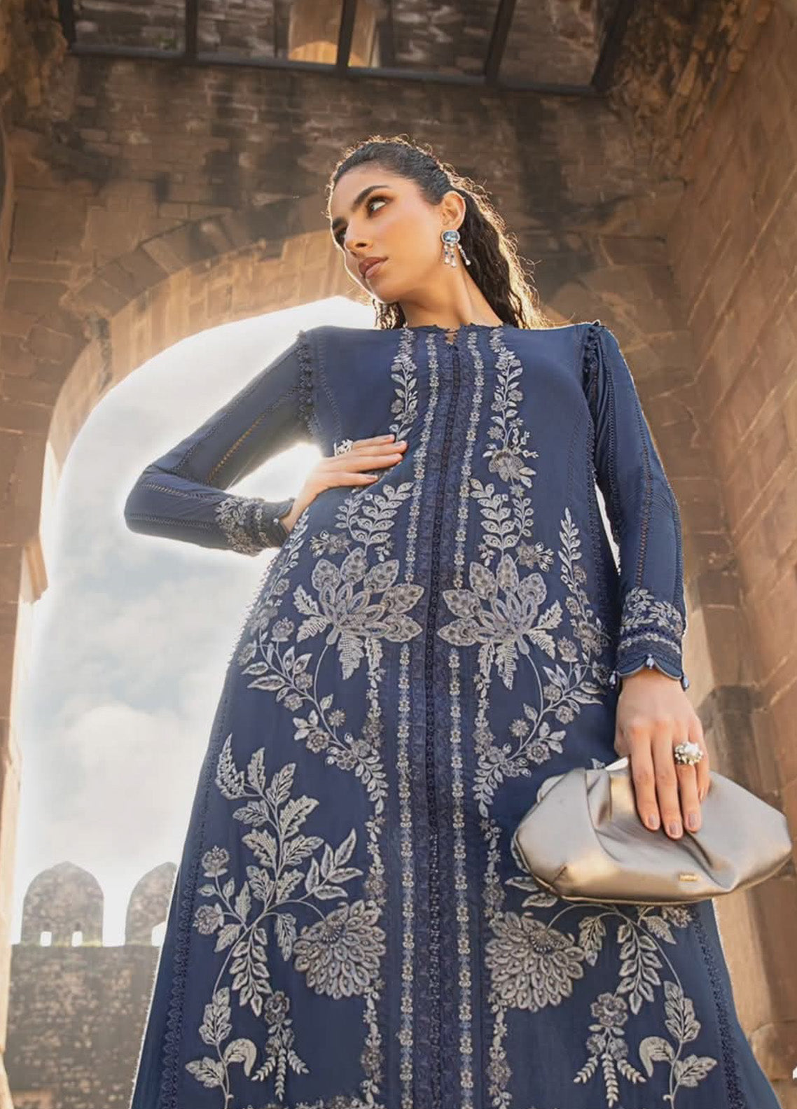 M.Prints By Maria B Embroidered Linen 3 Piece Unstitched Suit MB24WE MPT-2404-B M.Prints By Maria B Embroidered Linen 3 Piece Unstitched Suit MB24WE MPT-2404-B