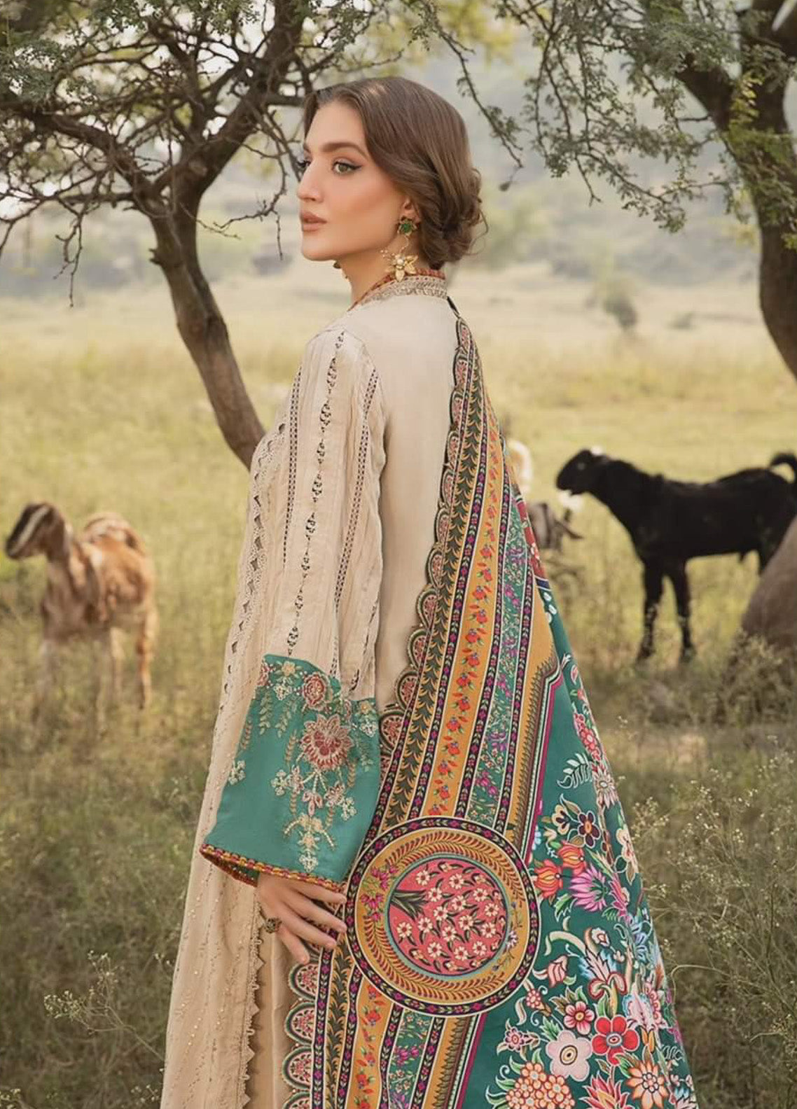 M.Prints By Maria B Embroidered Linen 3 Piece Unstitched Suit MB24WE MPT-2407-A M.Prints By Maria B Embroidered Linen 3 Piece Unstitched Suit MB24WE MPT-2407-A
