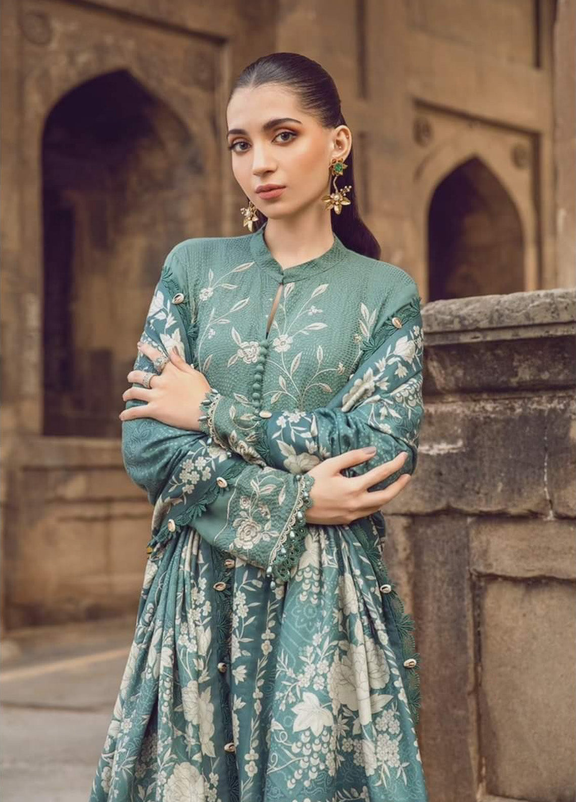 M.Prints By Maria B Embroidered Linen 3 Piece Unstitched Suit MB24WE MPT-2408-A M.Prints By Maria B Embroidered Linen 3 Piece Unstitched Suit MB24WE MPT-2408-A