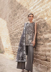 M.Prints By Maria B Embroidered Linen 3 Piece Unstitched Suit MB24WE MPT-2408-B