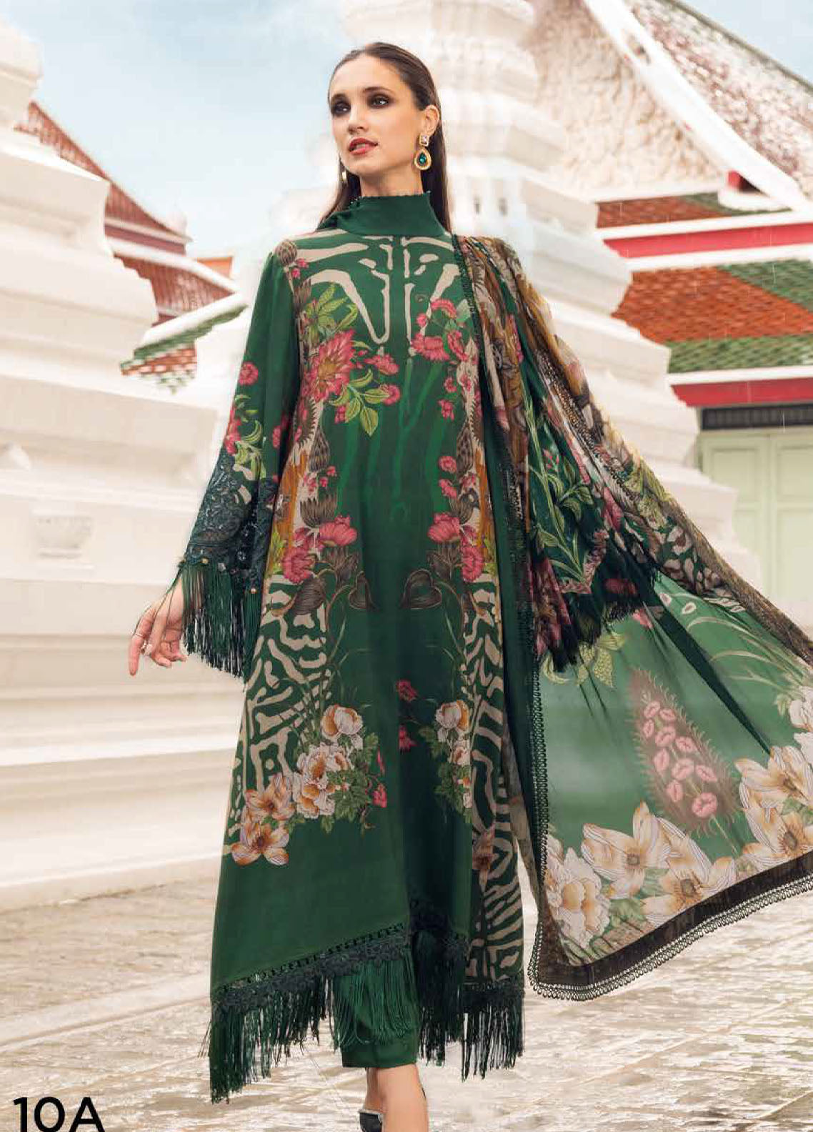 M.Prints By Maria B Embroidered Linen 3 Piece Unstitched Suit MB25MPV28 MPT-2810A M.Prints By Maria B Embroidered Linen 3 Piece Unstitched Suit MB25MPV28 MPT-2810A