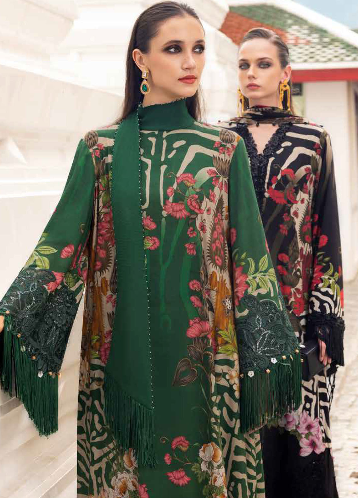 M.Prints By Maria B Embroidered Linen 3 Piece Unstitched Suit MB25MPV28 MPT-2810A M.Prints By Maria B Embroidered Linen 3 Piece Unstitched Suit MB25MPV28 MPT-2810A