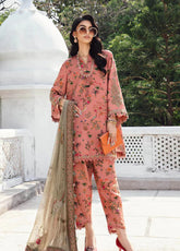 M.Prints By Maria B Embroidered Linen Suits Unstitched 3 Piece MB25FE MPT-2707-A
