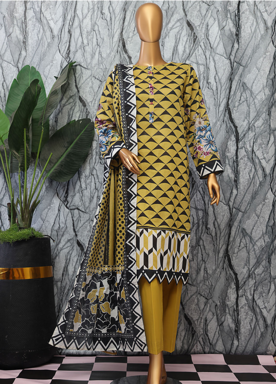 Magic In Prints By HZ Textiles Printed Lawn 3 Piece Unstitched Suit HZ25MIPV2 MPC-577 Magic In Prints By HZ Textiles Printed Lawn 3 Piece Unstitched Suit HZ25MIPV2 MPC-577