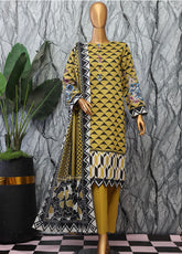 Magic In Prints By HZ Textiles Printed Lawn 3 Piece Unstitched Suit HZ25MIPV2 MPC-577