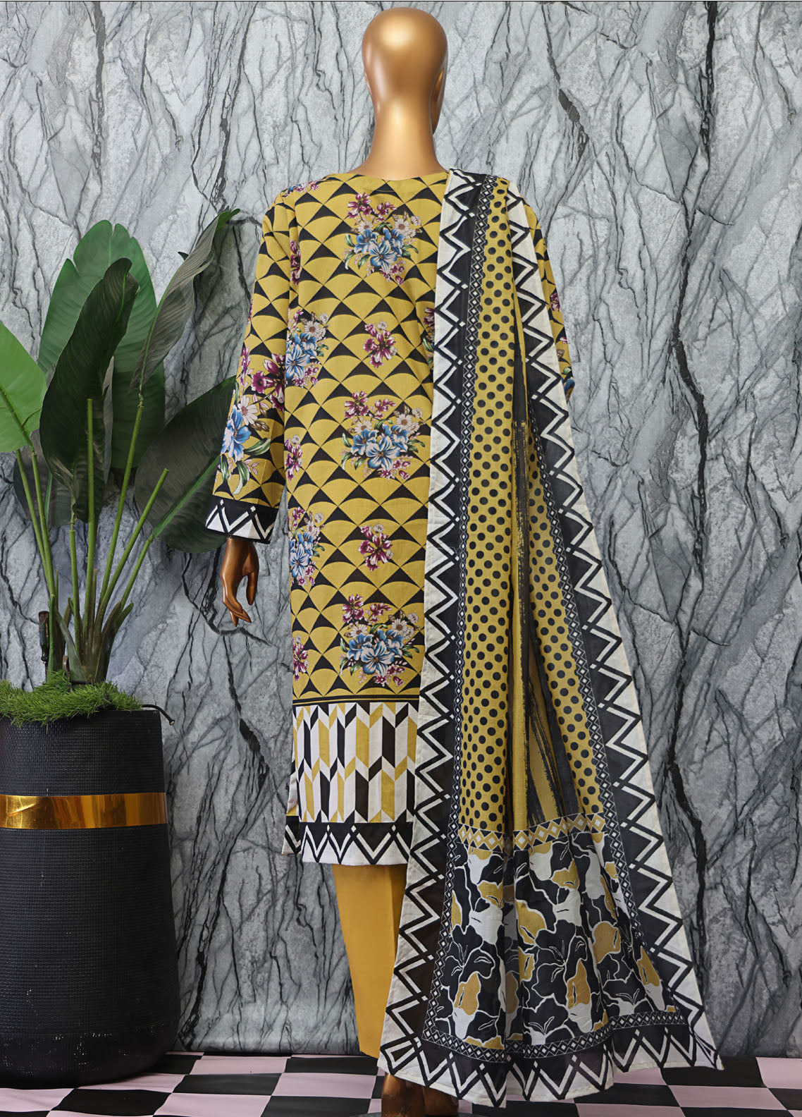 Magic In Prints By HZ Textiles Printed Lawn 3 Piece Unstitched Suit HZ25MIPV2 MPC-577 Magic In Prints By HZ Textiles Printed Lawn 3 Piece Unstitched Suit HZ25MIPV2 MPC-577