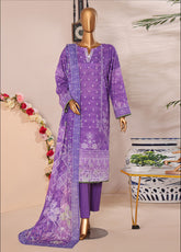 Magic In Prints By HZ Textiles Printed Lawn 3 Piece Unstitched Suit HZ25MIPV2 MPC-590