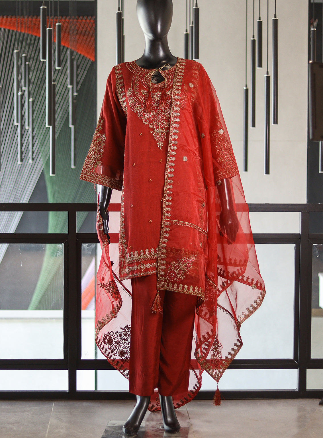 Mah-E-Noor By Khombi Embroidered Khaadi Net 3 Piece Stitched Suit KB24MN D-9179 Mah-E-Noor By Khombi Embroidered Khaadi Net 3 Piece Stitched Suit KB24MN D-9179