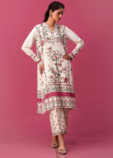 Mahay By Sana Safinaz Embroidered Slub 2 Piece Unstitched Suit H243-007A-2AC