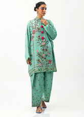 Mahay By Sana Safinaz Embroidered Slub 2 Piece Unstitched Suit H243-007B-2AC