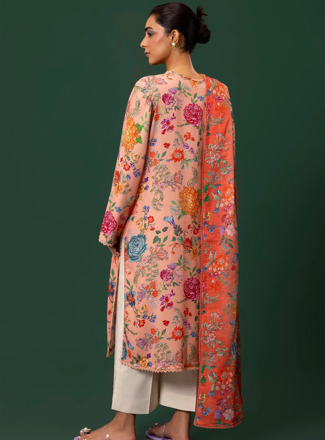 Mahay By Sana Safinaz Embroidered Slub 2 Piece Unstitched Suit H243-015B-2BQ Mahay By Sana Safinaz Embroidered Slub 2 Piece Unstitched Suit H243-015B-2BQ