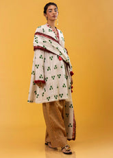 Mahay By Sana Safinaz Embroidered Slub 3 Piece Unstitched Suit H243-001B-3CQ