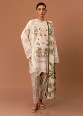 Mahay By Sana Safinaz Embroidered Slub 3 Piece Unstitched Suit H243-006B-3DB