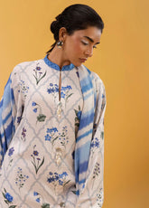 Mahay By Sana Safinaz Embroidered Slub 3 Piece Unstitched Suit H243-024A-3DB