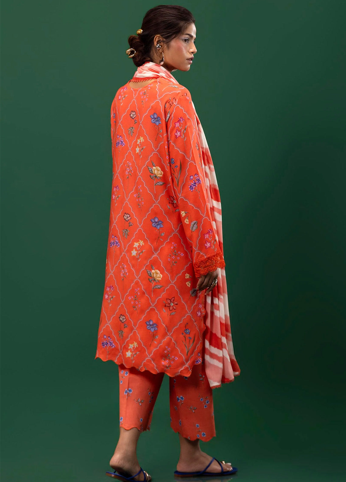Mahay By Sana Safinaz Embroidered Slub 3 Piece Unstitched Suit H243-024B-3DB Mahay By Sana Safinaz Embroidered Slub 3 Piece Unstitched Suit H243-024B-3DB