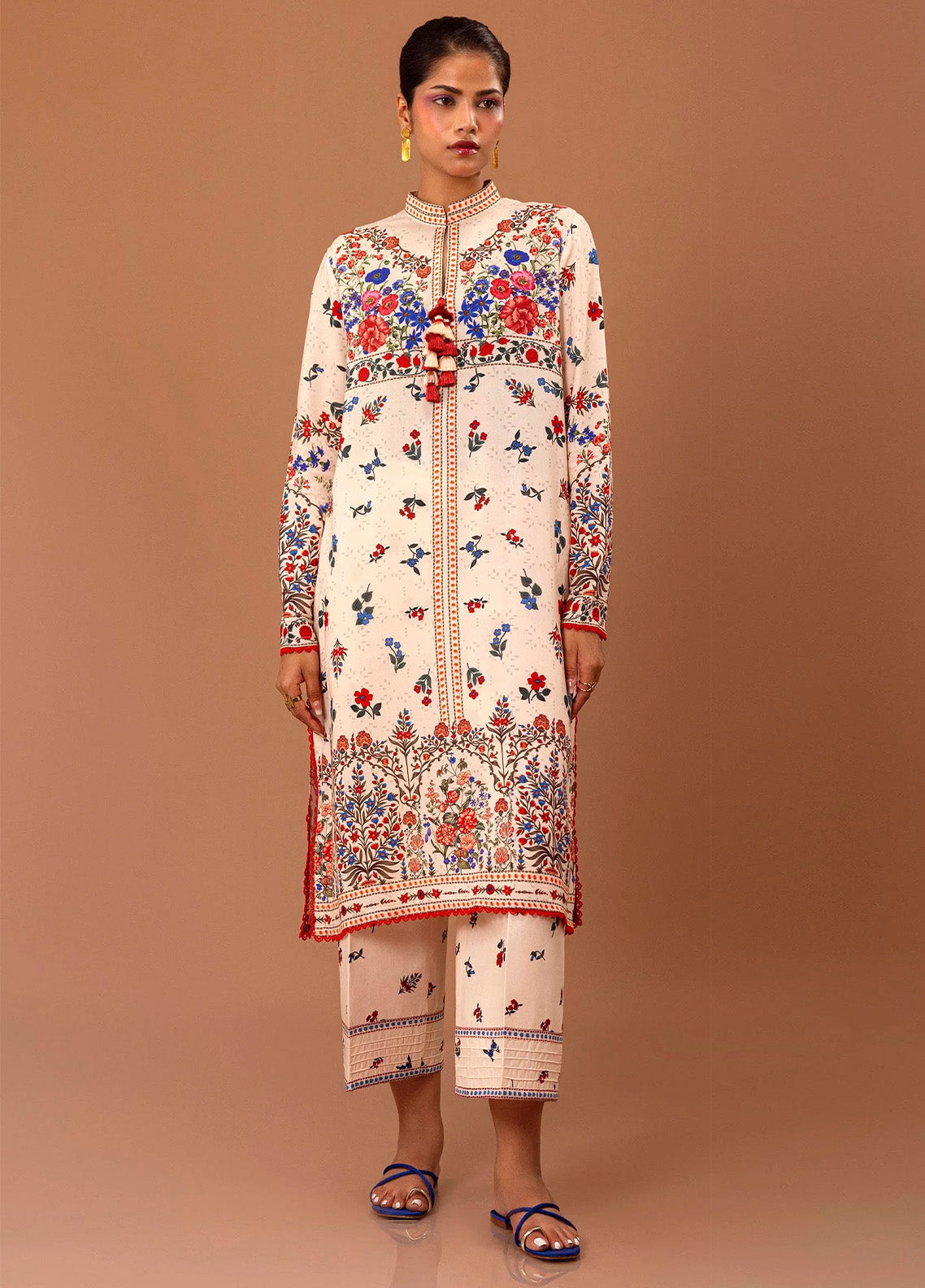 Mahay By Sana Safinaz Printed Slub 2 Piece Unstitched Suit H243-011A-2C Mahay By Sana Safinaz Printed Slub 2 Piece Unstitched Suit H243-011A-2C