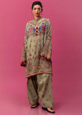 Mahay By Sana Safinaz Printed Slub 2 Piece Unstitched Suit H243-011B-2C