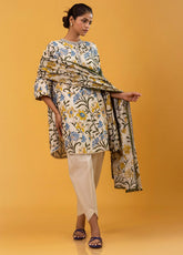 Mahay By Sana Safinaz Printed Slub 2 Piece Unstitched Suit H243-017A-2Q