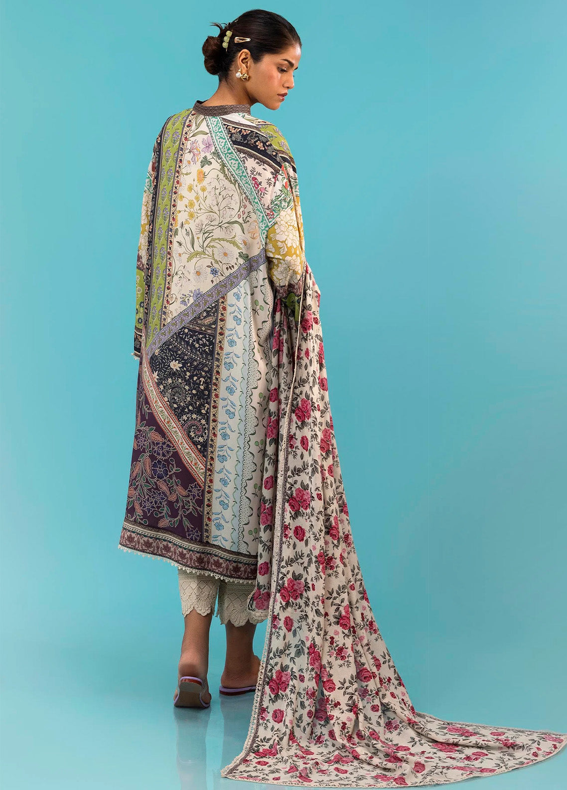 Mahay By Sana Safinaz Printed Slub 2 Piece Unstitched Suit H243-020B-2DI Mahay By Sana Safinaz Printed Slub 2 Piece Unstitched Suit H243-020B-2DI